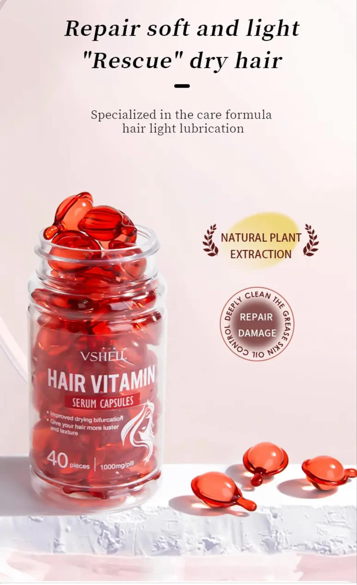 Hair Serum vitamins Capsules